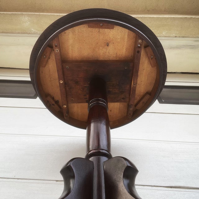 Round Ash Side Table, 1920s For Sale - Image 12 of 18