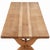 Brutalist A Brutalist French Oak Sawbuck Table, C. 1950. For Sale - Image 3 of 4