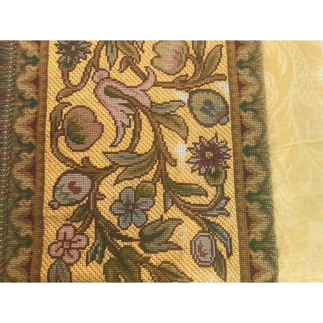 Antique Panel Needlepoint Tapestry, 1890s For Sale - Image 10 of 15