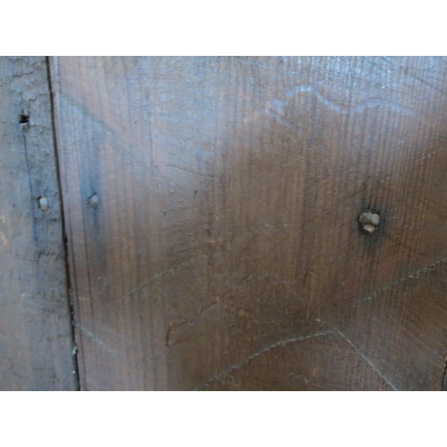 Brown Georgian Oak Panelled Wall-Hanging Corner Cupboard, 1750 For Sale - Image 8 of 18