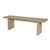 Cream Halmstad 64 in. W Wood Dining Bench, Light Oak For Sale - Image 8 of 8