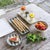 Hand-painted ceramic stoneware collection crafted in a historic factory in Civita Castellana Italy, a village where...