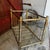 Vintage Brass Bamboo-Style Magazine Holder With Wire Frame & Handle For Sale - Image 11 of 13