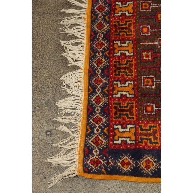 1960s 1960s Moroccan Vintage Tribal African Rug For Sale - Image 5 of 10