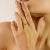 Baguette Cut Ruby Stacking Ring in 14k Gold Size 5.5 For Sale In New York - Image 6 of 11