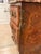 Brown Antique Marquetry Inlaid Louis XV Marble Top Commode For Sale - Image 8 of 11