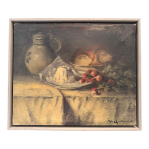 French 19th Century Still Life Oil on Canvas