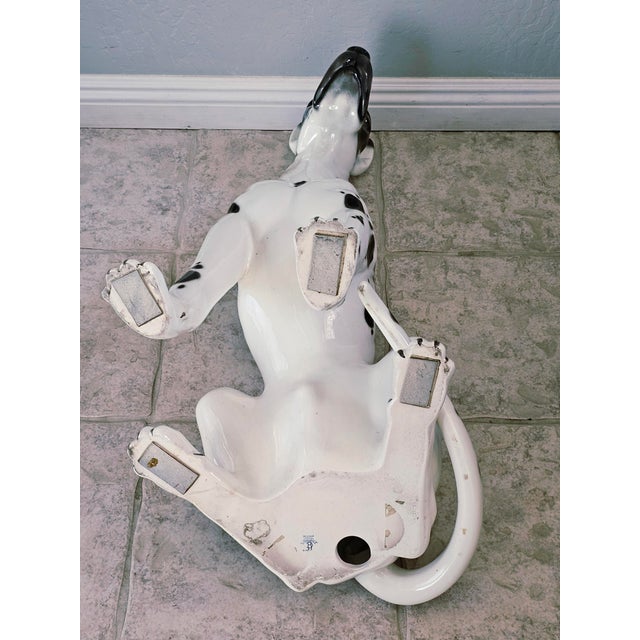 1980s Life Size Great Dane Porcelain Dog Sculpture by Lladro Hispania of Spain For Sale - Image 17 of 18