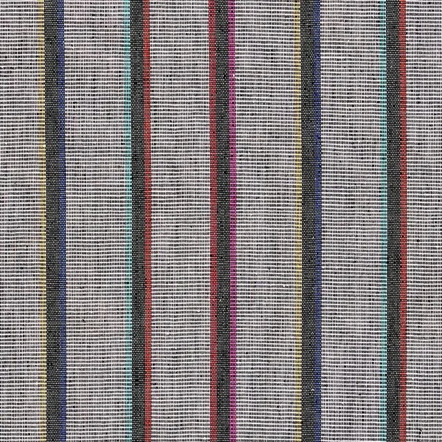 A handsome cotton stripe accented with happy hues, ethically handwoven in Guatemala. The artisanal nature of this textile...