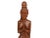 Mid 20th Century Life Size Hand Carved Solid Wood Sawasdee Thai Women Greeter Statue For Sale - Image 6 of 11