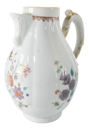 Chinese Export Chinoiserie Famille Rose Teapot Pitcher