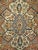 Early 20th Century Vintage Persian Tabriz Area Rug, Handwoven Heriz Serapi Geometric Pattern, Ivory & Red, 5’ X 6’ For Sale - Image 5 of 11