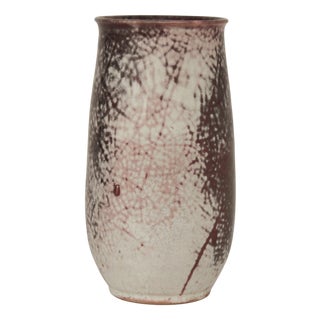 Bauhaus Ceramic Vase from Gusso Reuss, 1930s For Sale