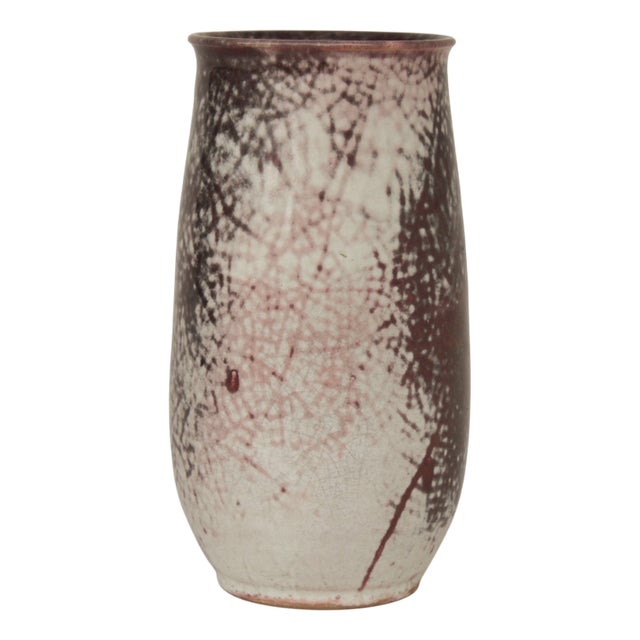 Bauhaus Ceramic Vase from Gusso Reuss, 1930s For Sale