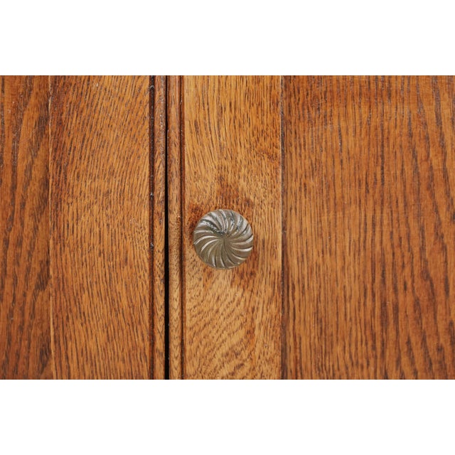 Antique Victorian Oak Bedroom Washstand For Sale - Image 6 of 10