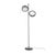 Floor lamp model berlin 323, by christophe pillet. Manufactured by oluce, italy. Materials: metal, glass dimensions: ø 30...