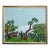 Mid-Century Modern 'Stroll Above the Bay' Expressive Landscape Oil Painting by Swedish Artist Uno Vallman (1913-2004), Framed For Sale