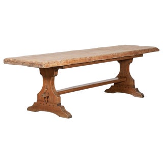 Monumental Scottish Pine Refectory Table, 1880 For Sale