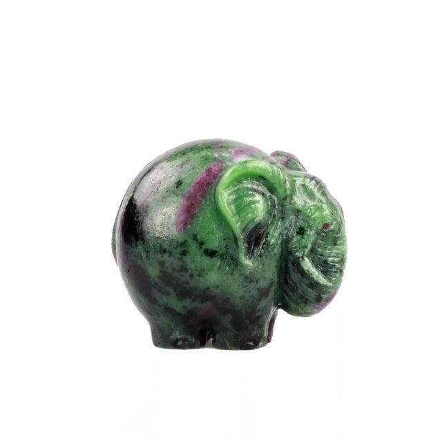 20th Century Elephant Carving in the Style of Faberge For Sale - Image 8 of 8