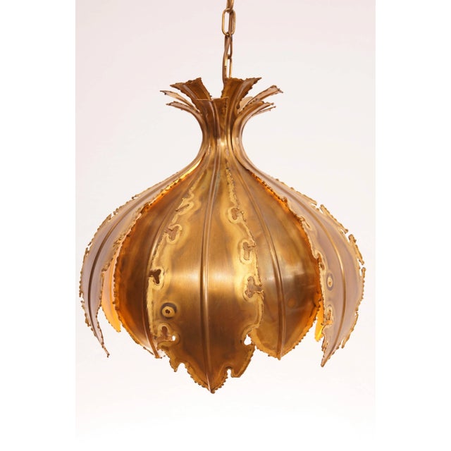 Model 6395 Brass Pendant Lamp from Holm Sørensen & Co, 1960s For Sale - Image 4 of 9