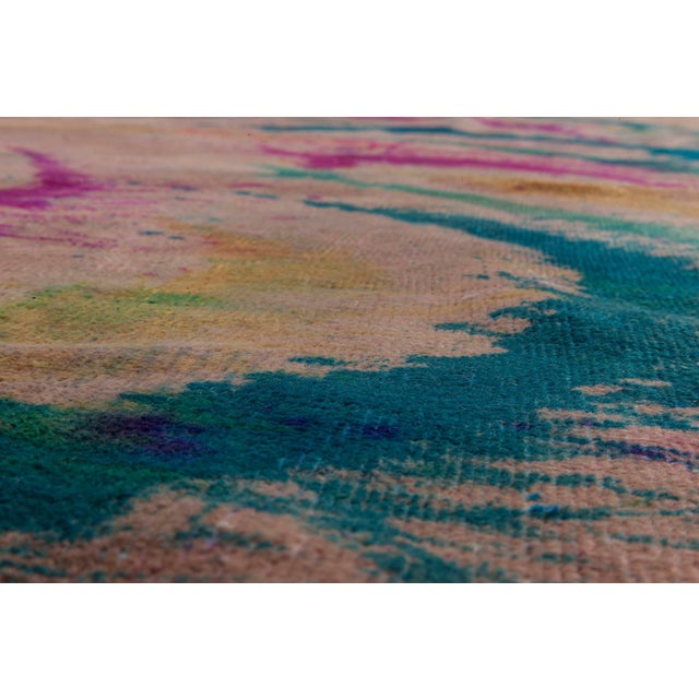 Textile Daliesque Abstract Modern Wool Rug by Doris Leslie Blau For Sale - Image 7 of 9