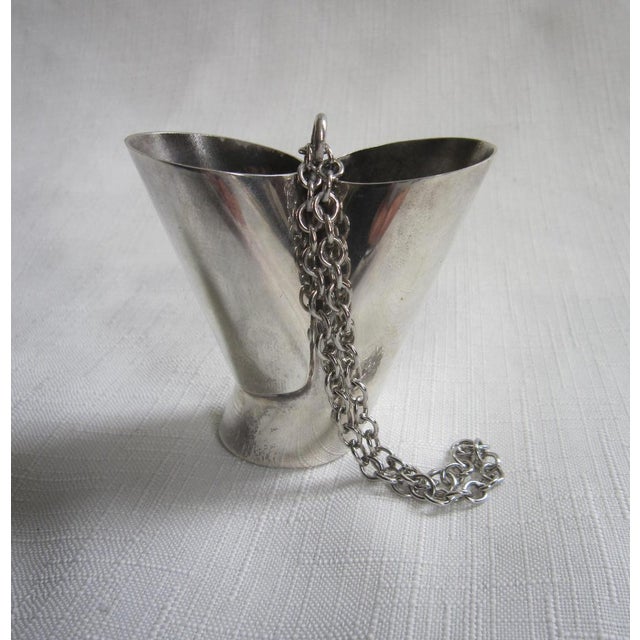 Art Deco Rare Napier Silverplate Double Jigger For Sale - Image 3 of 5