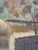 Lee Reynolds 1960s Vintage Lee Reynolds Vanguard Studios Mid Century Modern Abstract Expressionist Cityscape Oil Painting Framed Signed For Sale - Image 4 of 10