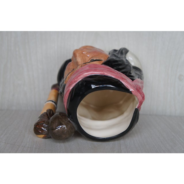 1980s English Royal Doulton Geronimo Apache Indian Leader Character Toby Jug For Sale - Image 9 of 14