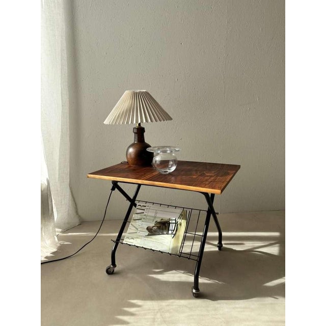 Mid-Century Modern Minimalist Ceramic Table Lamp, Denmark, 1960s For Sale - Image 3 of 8