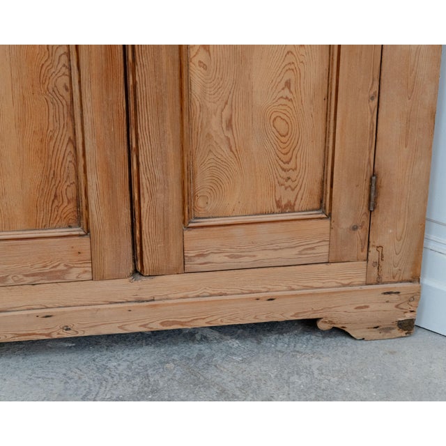 Brown Antique Pine Corner Cabinet, 1930s For Sale - Image 8 of 13