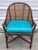 Mid-Century Modern Vintage Mid Century McGuire Rattan & Cane Arm Chair For Sale - Image 3 of 11