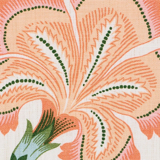 Contemporary SAMPLE - Schumacher Hothouse Flowers Fabric In Sunshine For Sale - Image 3 of 5