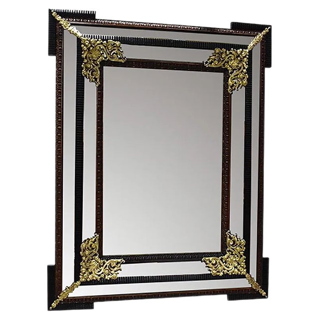 Large 19th Century Louis XIV Style Rectangular Mirror For Sale