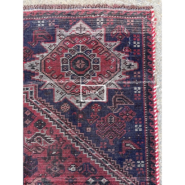 Fine Geometric Caucasian Handwoven Runner For Sale - Image 4 of 18