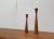 Vintage Danish Teak Candleholders, Set of 2 For Sale - Image 9 of 18