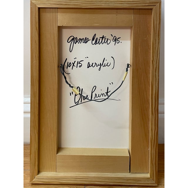 James Carter, "Blue Print” Serenity in Ivory, Taupe & Black For Sale - Image 4 of 4