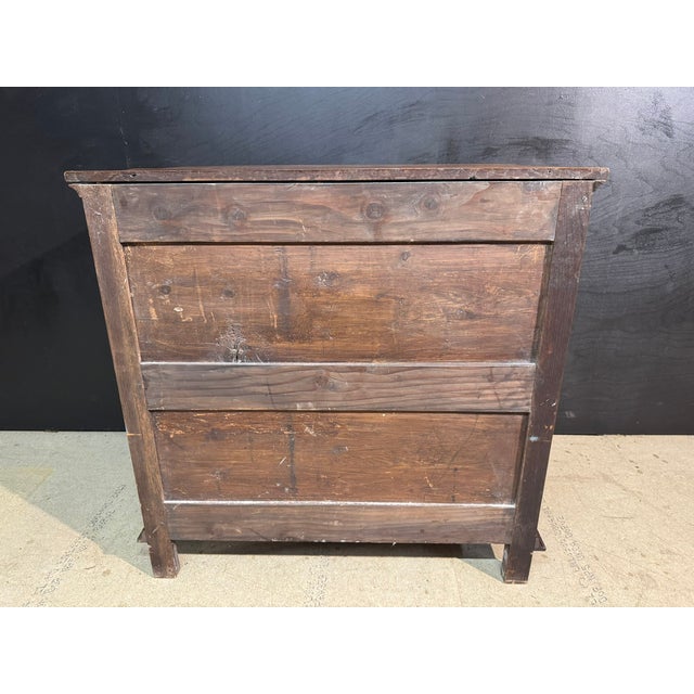 Wood 18th Century Oak Chest of Drawers, 1790s For Sale - Image 7 of 15