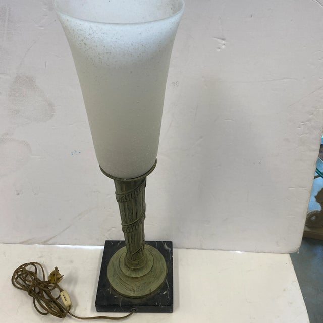 Hollywood Regency 1980s Serge Roche Style Table Lamp by Sarreid Ltd. For Sale - Image 3 of 12