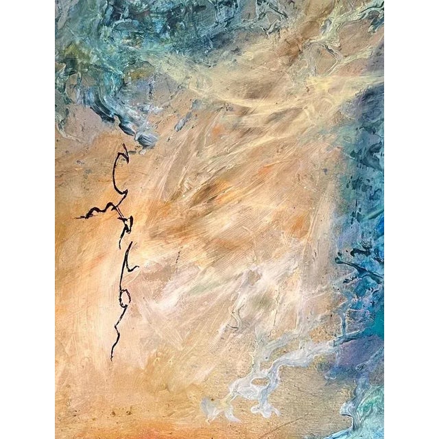 Contemporary José Gerson, Drowned in Thought, 1992, Oil on Masonite For Sale - Image 3 of 12