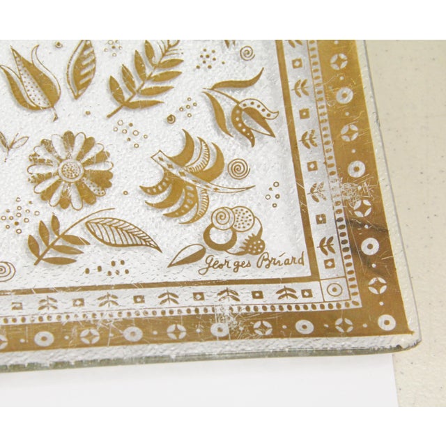 1960s Vintage Georges Briard Mid Century Modern Serving Platters - Set of 2 For Sale - Image 5 of 6