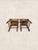 Brown Antique English Oak Pair of Occasional Chairs C 1900 For Sale - Image 8 of 10