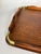 Wood Wood and Brass Tray, France, 19th Century For Sale - Image 7 of 12