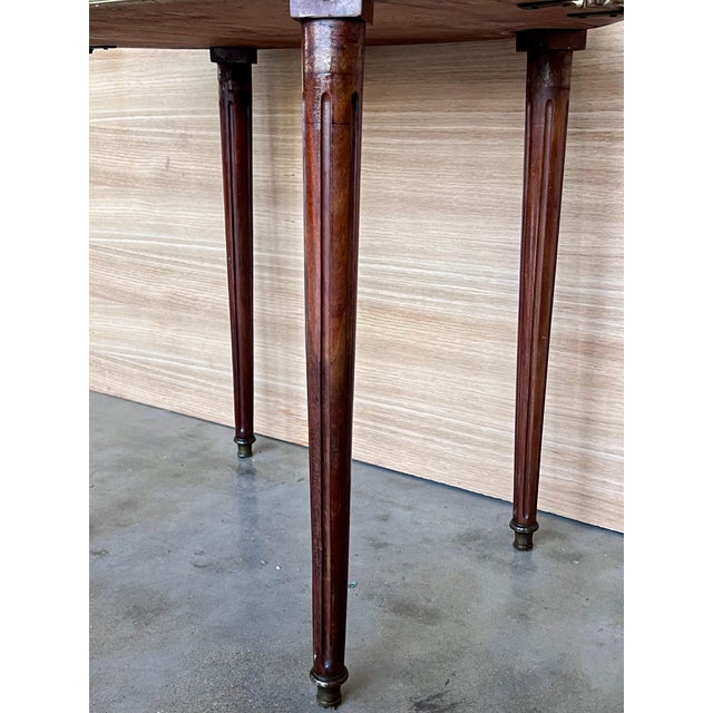 Late 19th Century French Two-Tier Mahogany Dessert Stand Manner of Louis XVI For Sale - Image 17 of 17