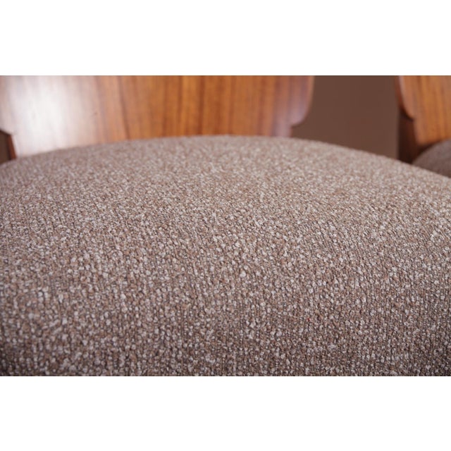 Brown Dining Chairs by Jindrich Halabala for Up Zavody, 1950s, Set of 4 For Sale - Image 8 of 18