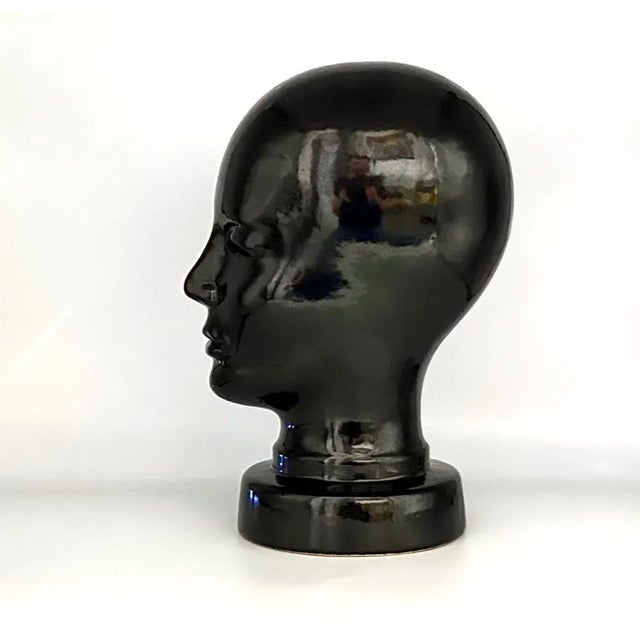 Mid-Century Ceramic Head from Scheurich, 1970s For Sale - Image 6 of 9