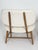 Brown Swedish Modern Lounge Chairs in Ivory Bouclé Upholstery from Alf Svensson, 1950, Set of 2 For Sale - Image 8 of 10