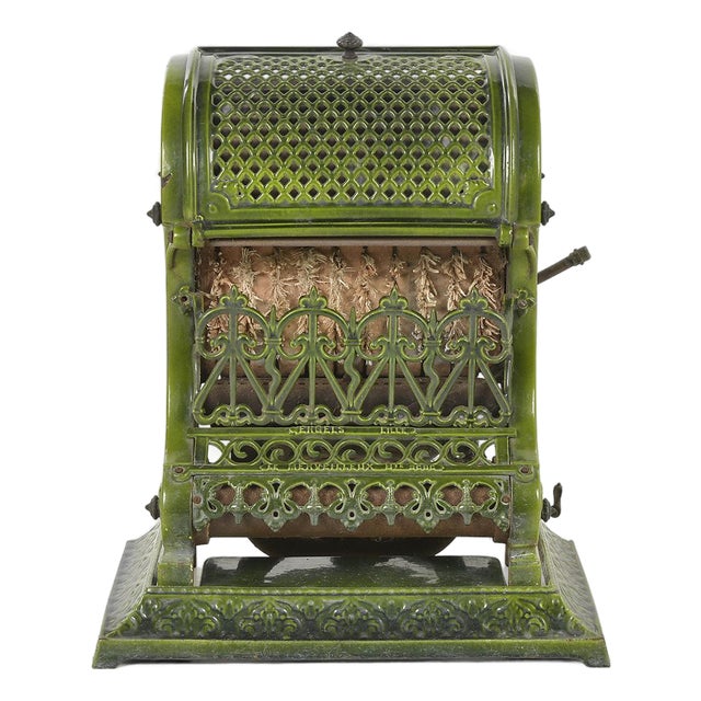 Cast Iron Green Wick Stove For Sale