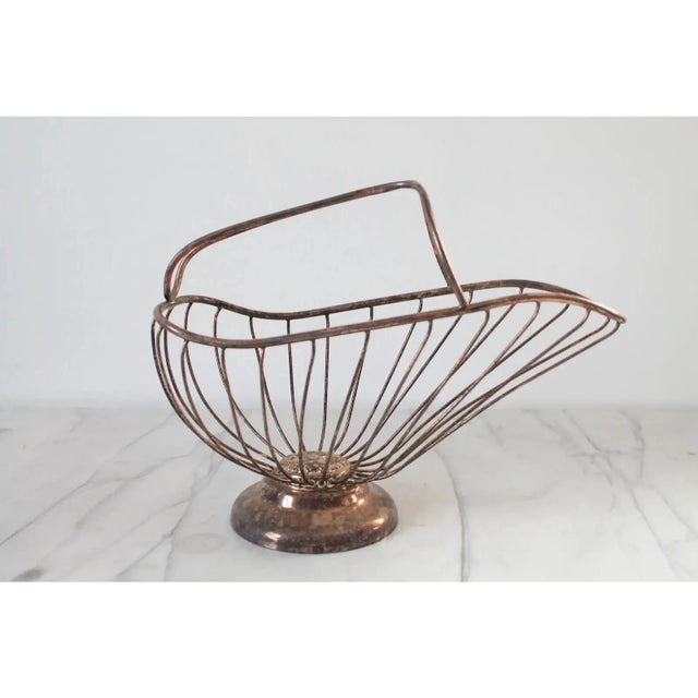 Italian 1970s Mid-Century Italian Metal Wine Holder For Sale - Image 3 of 5