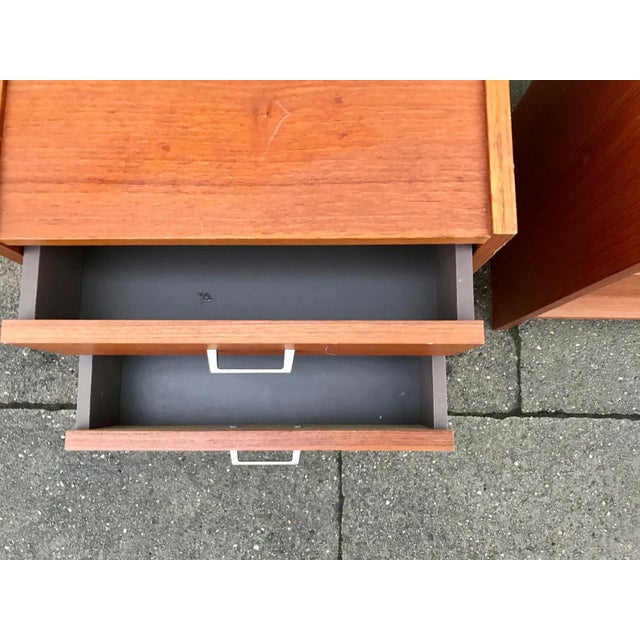 Vintage Danish Teak Nightstands, 1970s, Set of 2 For Sale - Image 6 of 8