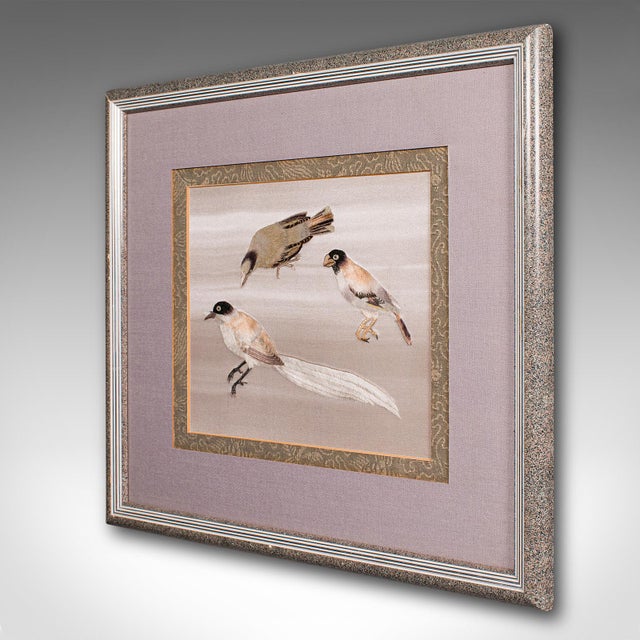Japanese 1930's Vintage Bird Wall Panel For Sale - Image 3 of 8